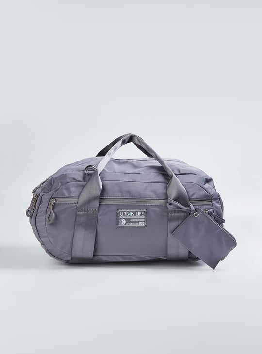 Women Solid Duffle Bag