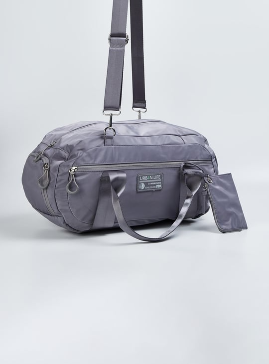 Women Solid Duffle Bag