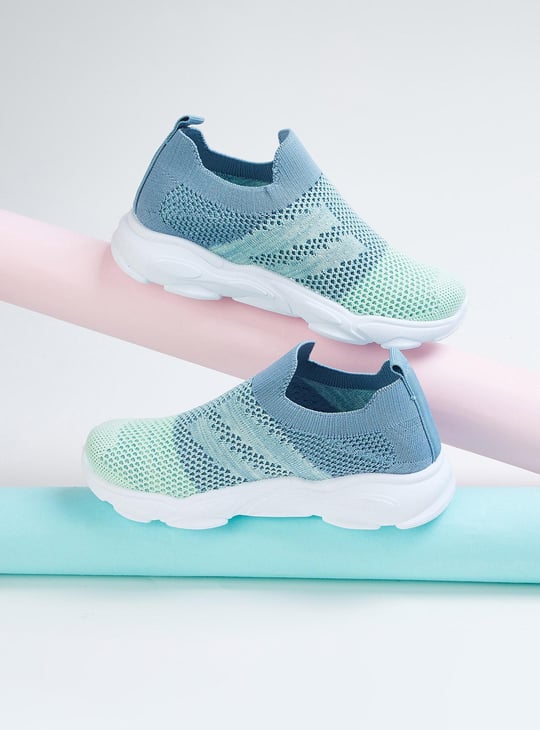 Sports Shoes Shoe Socks Ladies Girls Mesh Knit Slip-On Sports Shoes - Main Image