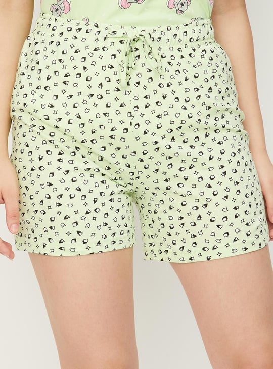 Women Printed Sleep Shorts