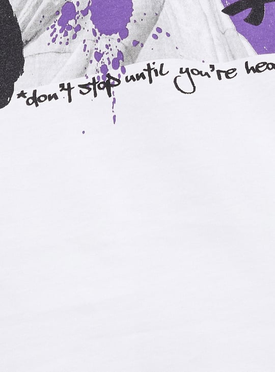 Men Back Printed Oversized T-shirt