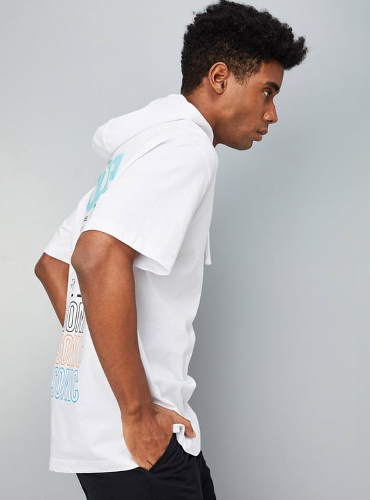 Men Oversized Graphic Hoodie