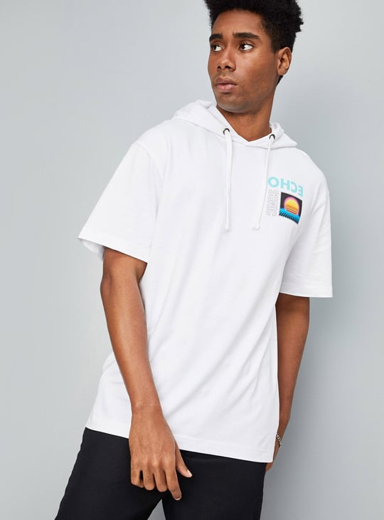 Men Oversized Graphic Hoodie