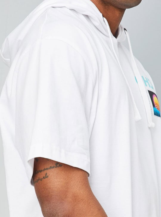 Men Oversized Graphic Hoodie