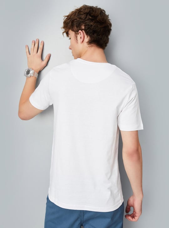 Men Naruto Print T-shirt