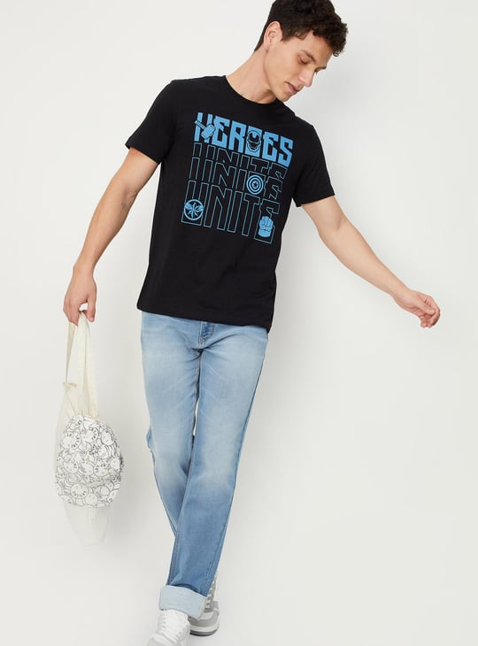 Men Avengers Graphic Slim Fit T-shirt