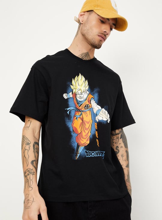 Men Oversized Dragon Ball Z T-shirt