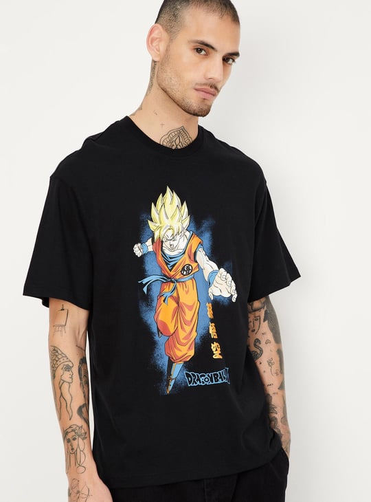 Men Oversized Dragon Ball Z T-shirt