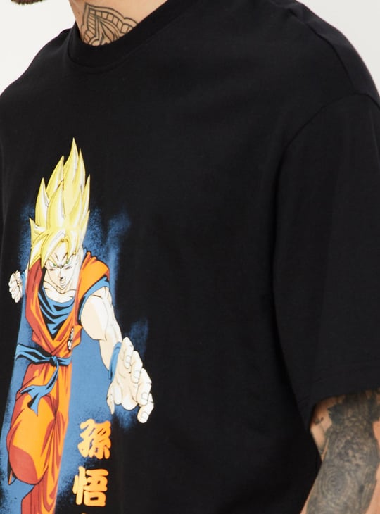 Men Oversized Dragon Ball Z T-shirt