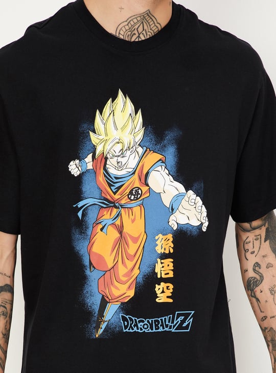 Men Oversized Dragon Ball Z T-shirt