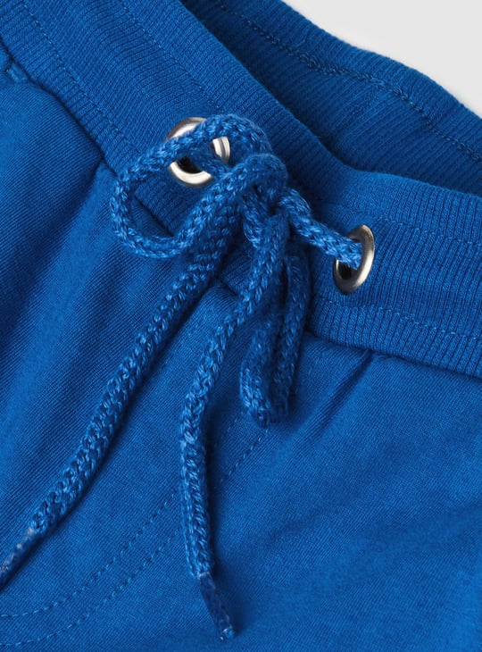 Boys Cotton Full-Length Joggers