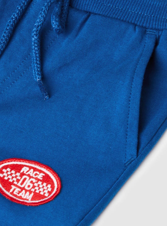 Boys Cotton Full-Length Joggers