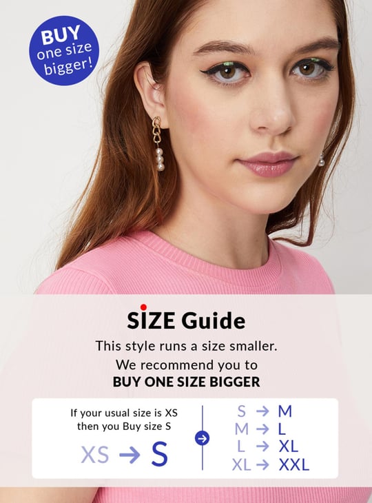 Women Ribbed Round Neck Top