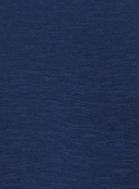 Men Solid V-neck T-shirt
