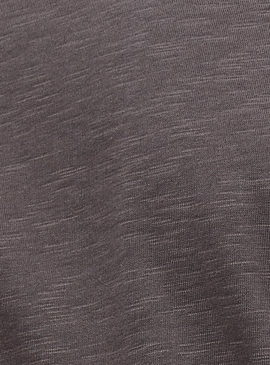 Men Solid V-neck T-shirt