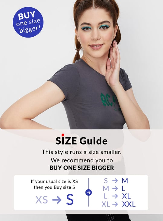 Women Cropped Graphic T-shirt