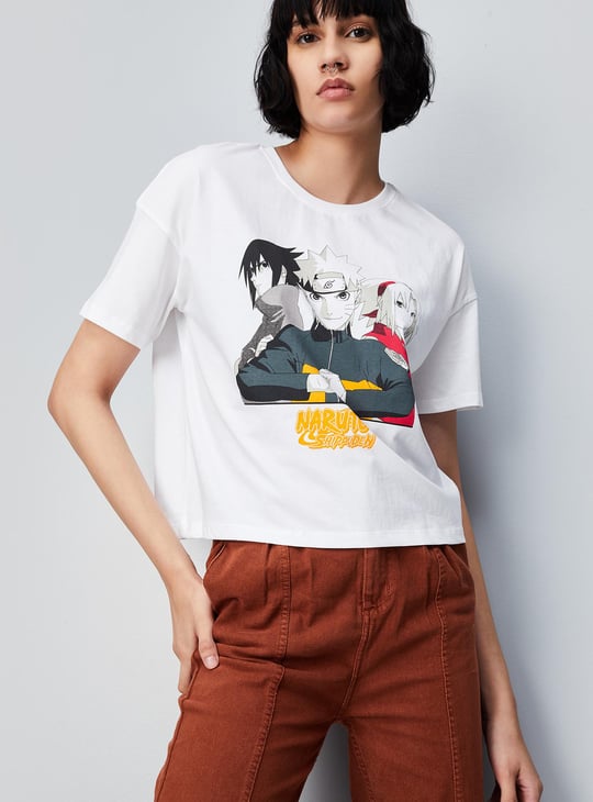 Women Naruto Printed T-shirt