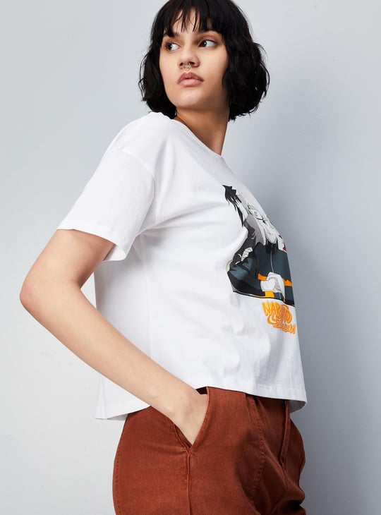 Women Naruto Printed T-shirt