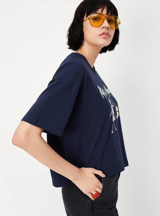Women Rick & Morty Printed T-shirt