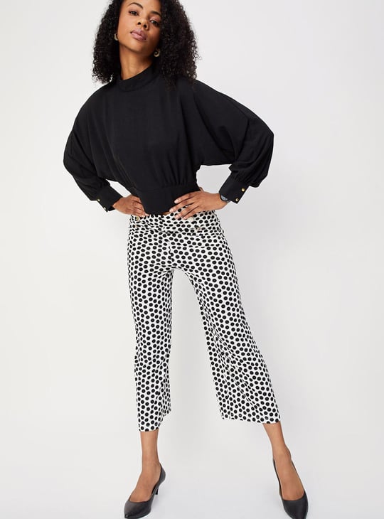 Women Batwing Sleeve Georgette Top