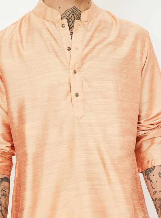 Men Solid Straight Kurta