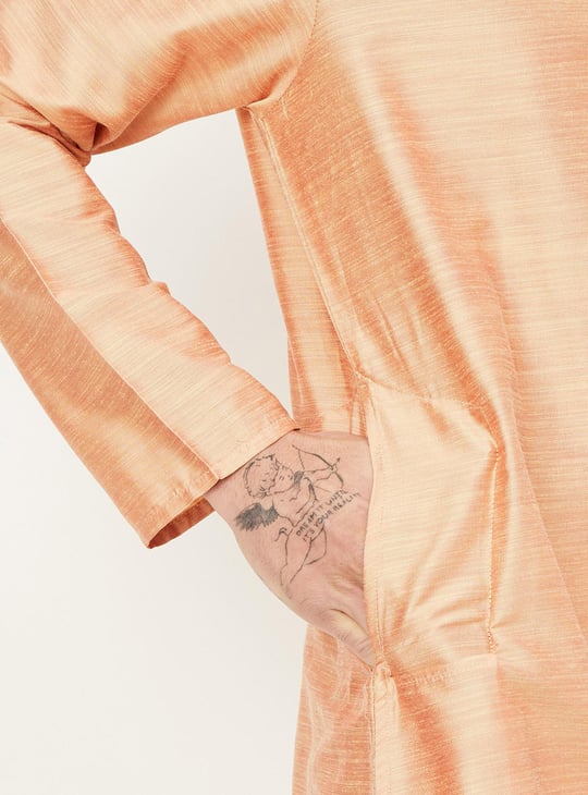 Men Solid Straight Kurta