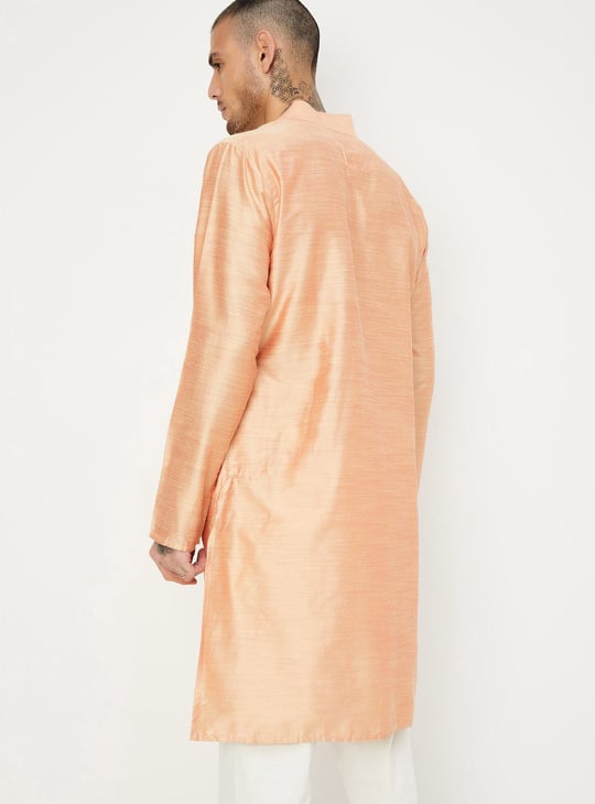 Men Solid Straight Kurta