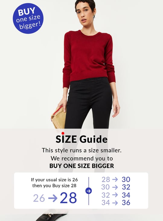 Women Solid Elasticated Jeggings