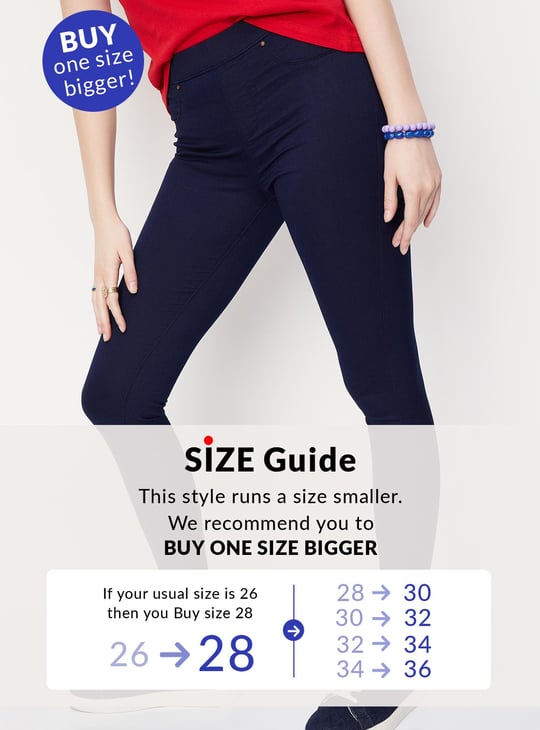 Women Solid Stretch Jeggings