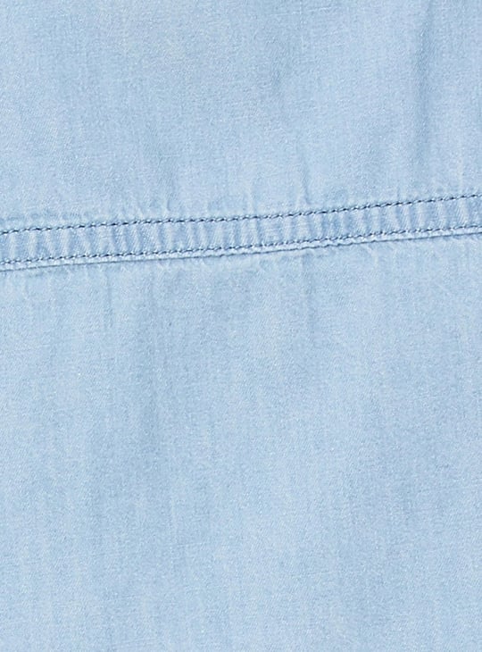 Women Solid Denim shirt