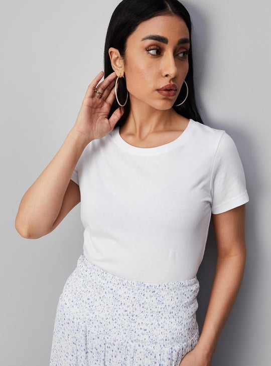 Women Solid T-shirt