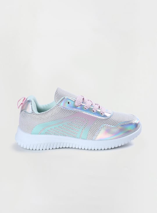 Girls Holographic Sports Shoes
