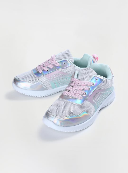 Girls Holographic Sports Shoes