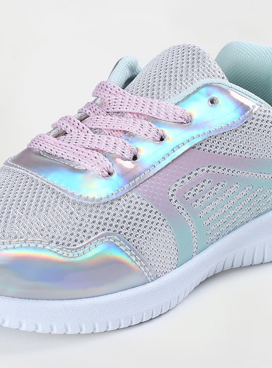 Girls Holographic Sports Shoes