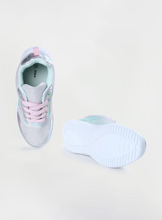 Girls Holographic Sports Shoes