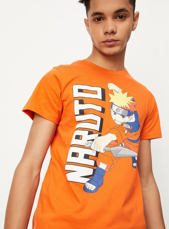 Boys Naruto Printed T-shirt