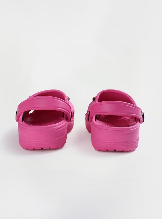 Girls Jibbitz-Detailed Clogs with Ankle Strap