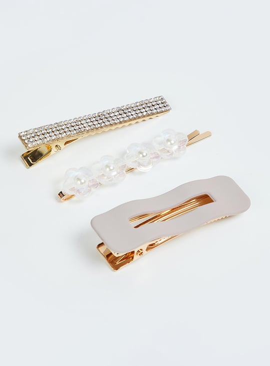 Women Assorted Alligator Hair Clips - Pack of 3