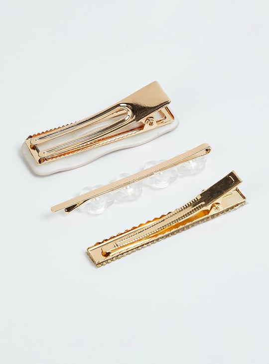 Women Assorted Alligator Hair Clips - Pack of 3