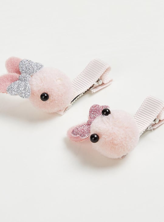Girls Embellished Alligator Hair Clips - Pack of 2