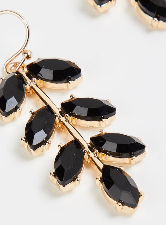 Women Embellished Chandelier Earrings