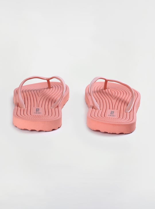 Women Textured Flip Flops