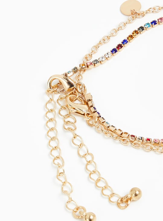 Women Embellished Anklets - Pack of 2