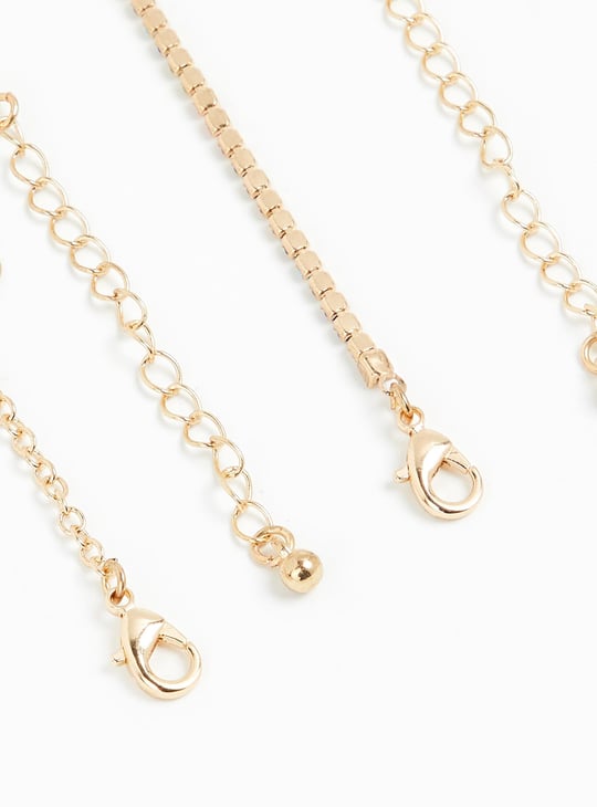 Women Embellished Anklets - Pack of 2