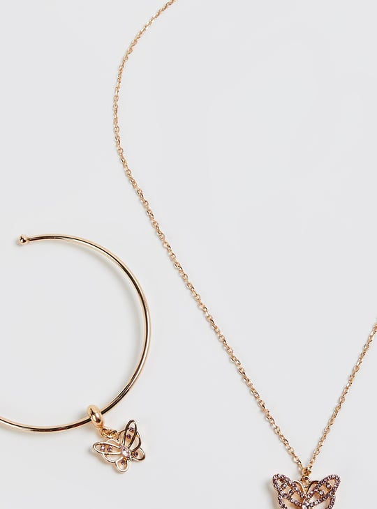 Girls Floral Jewellery Set