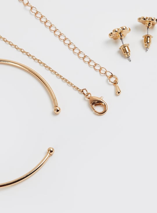 Girls Floral Jewellery Set