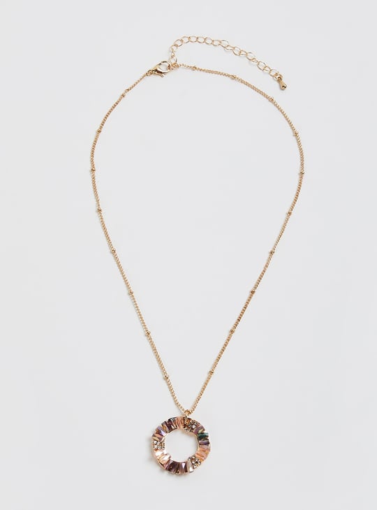 Women Embellished Lobster Clasp Necklace