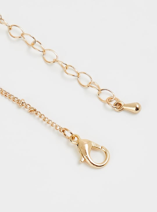 Women Embellished Lobster Clasp Necklace