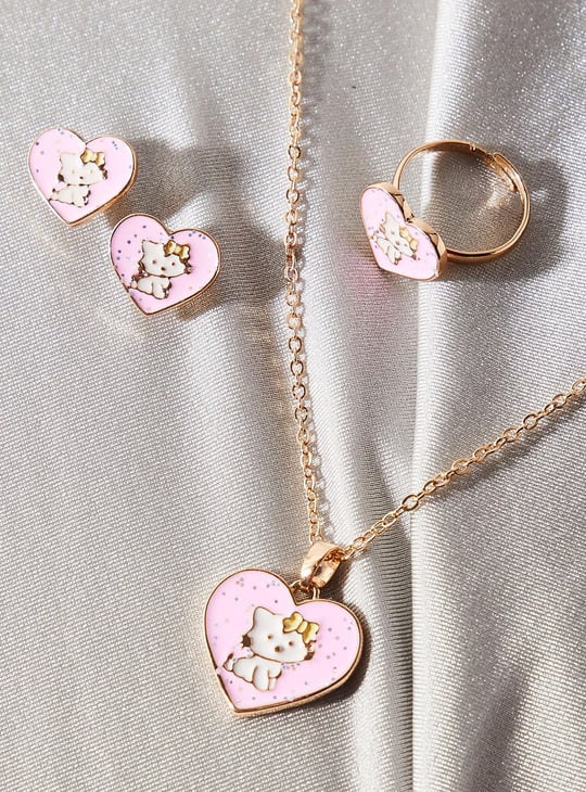 Girls Hello Kitty Jewellery Set