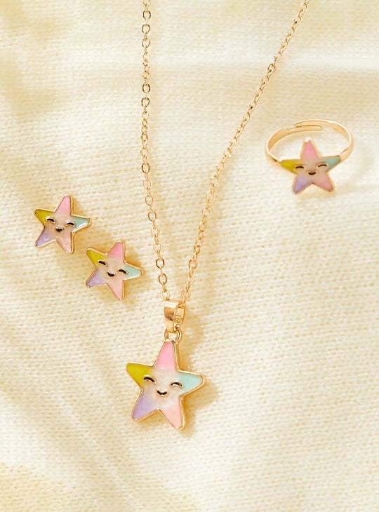 Girls Star Shaped Jewellery Set